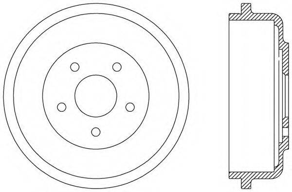 OPEN PARTS BAD907310 Гальмівний барабан