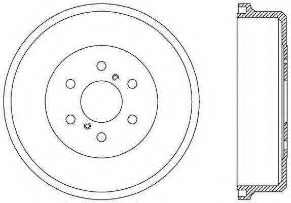 OPEN PARTS BAD908110 Гальмівний барабан