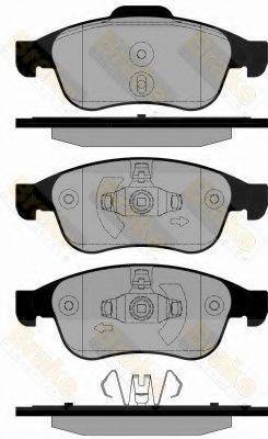 BRAKE ENGINEERING PA1834 Комплект гальмівних колодок, дискове гальмо