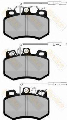 BRAKE ENGINEERING PA439 Комплект гальмівних колодок, дискове гальмо