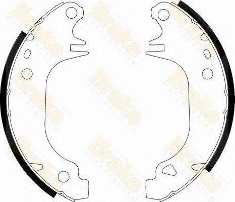 BRAKE ENGINEERING SH1146 Комплект гальмівних колодок