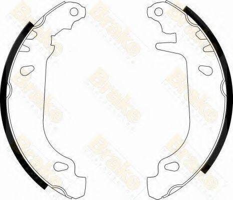 BRAKE ENGINEERING SH1211 Комплект гальмівних колодок