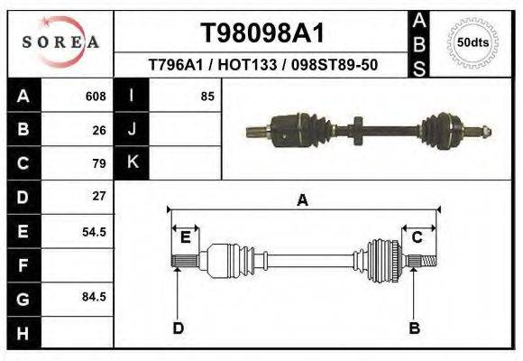 EAI T98098A1 Приводний вал