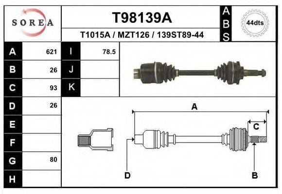 EAI T98139A Приводний вал