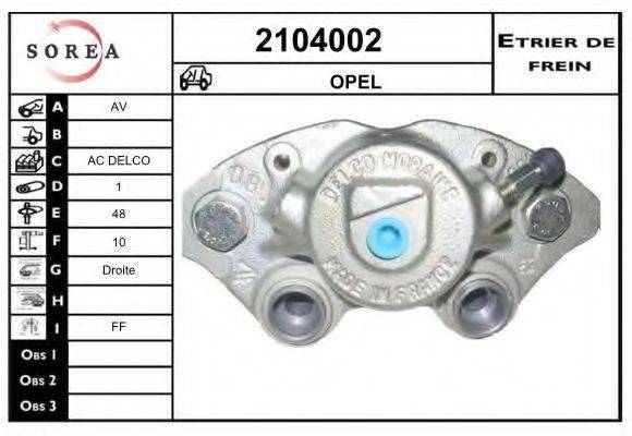 EAI 2104002 Гальмівний супорт