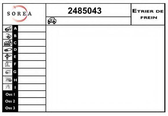 EAI 2485043 Гальмівний супорт