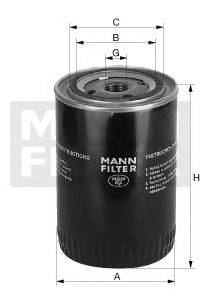 MANN-FILTER W94026 Масляний фільтр