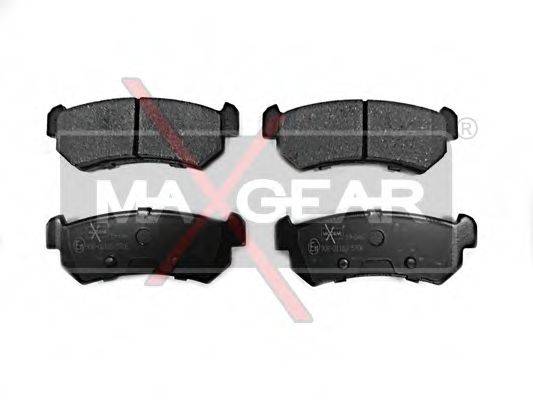 MAXGEAR 190467 Комплект гальмівних колодок, дискове гальмо