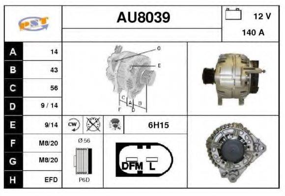 SNRA AU8039 Генератор