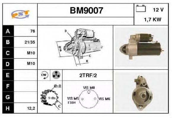 SNRA BM9007 Стартер