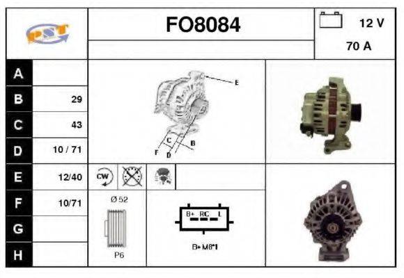 SNRA FO8084 Генератор