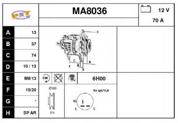 SNRA MA8036 Генератор