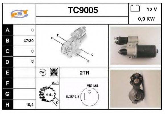 SNRA TC9005 Стартер