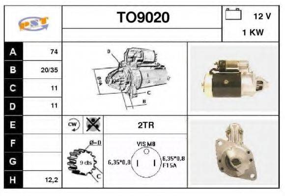 SNRA TO9020 Стартер