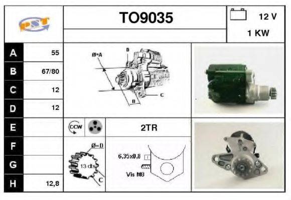 SNRA TO9035 Стартер