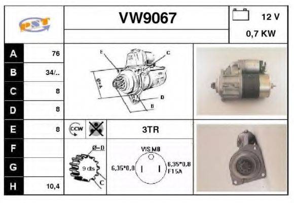 SNRA VW9067 Стартер