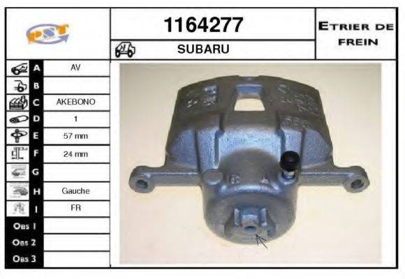 SNRA 1164277 Гальмівний супорт