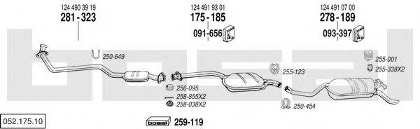 BOSAL 05217510 Система випуску ОГ