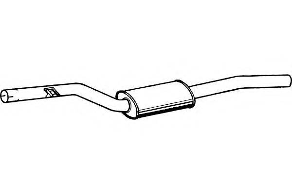 FENNO P1470 Середній глушник вихлопних газів