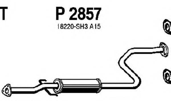 FENNO P2857 Середній глушник вихлопних газів