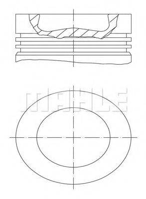 PERFECT CIRCLE 56133880 Поршень