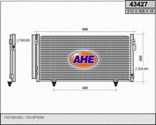 AHE 43427 Конденсатор, кондиціонер