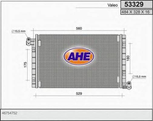 AHE 53329 Конденсатор, кондиціонер