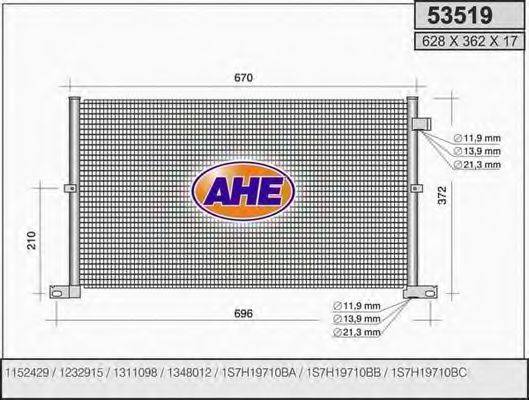 AHE 53519 Конденсатор, кондиціонер