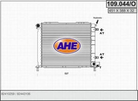 AHE 109044O Радіатор, охолодження двигуна