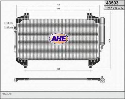 AHE 43593 Конденсатор, кондиціонер