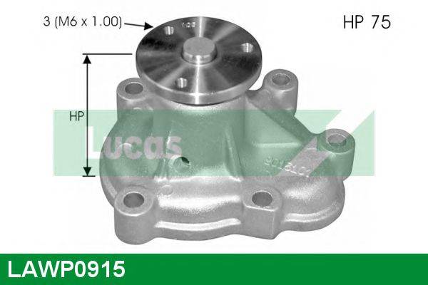 LUCAS ENGINE DRIVE LAWP0915 Водяний насос