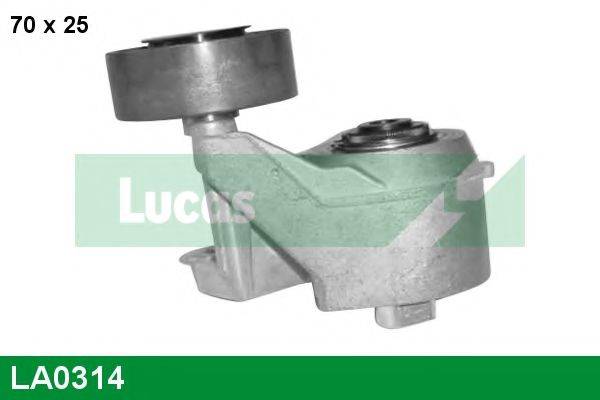 LUCAS ENGINE DRIVE LA0314 Натяжна планка, полікліновий ремінь