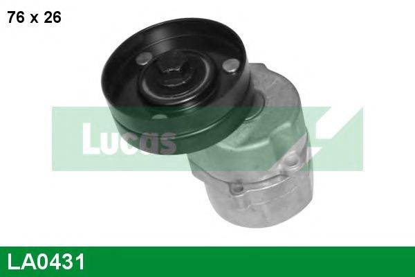 LUCAS ENGINE DRIVE LA0431 Натяжний ролик, полікліновий ремінь