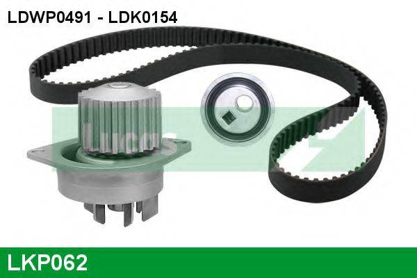 LUCAS ENGINE DRIVE LKP062 Водяний насос + комплект зубчастого ременя