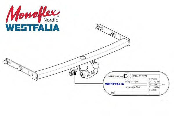 MONOFLEX 317086 Причіпне обладнання
