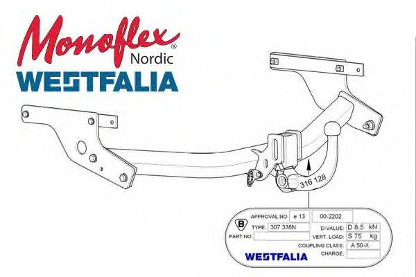 MONOFLEX 307338 Причіпне обладнання