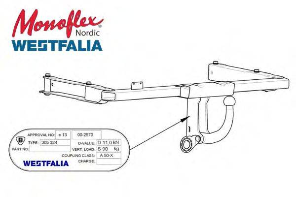 MONOFLEX 305324 Причіпне обладнання