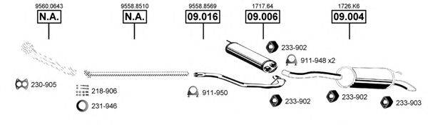 ASMET CI090405 Система випуску ОГ