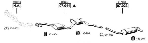 ASMET FO074680 Система випуску ОГ