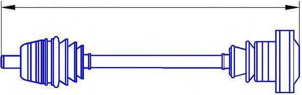 SERCORE 12318 Приводний вал