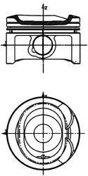 KOLBENSCHMIDT 40081600 Поршень