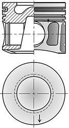 KOLBENSCHMIDT 41008600 Поршень