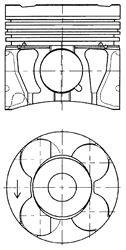KOLBENSCHMIDT 41071620 Поршень