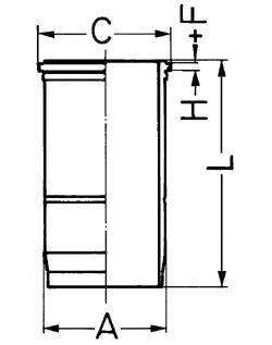 KOLBENSCHMIDT 89593110 Гільза циліндра