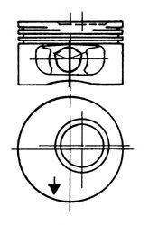 KOLBENSCHMIDT 90252620 Поршень
