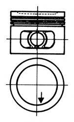 KOLBENSCHMIDT 93116700 Поршень