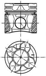 KOLBENSCHMIDT 99776600 Поршень
