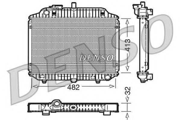 NPS DRM17010 Радіатор, охолодження двигуна