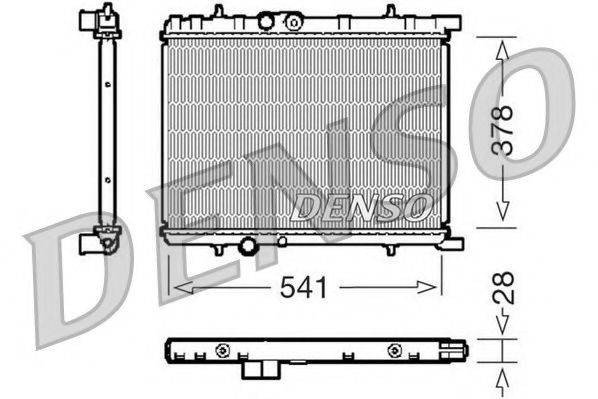 NPS DRM21032 Радіатор, охолодження двигуна