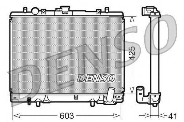 NPS DRM45019 Радіатор, охолодження двигуна